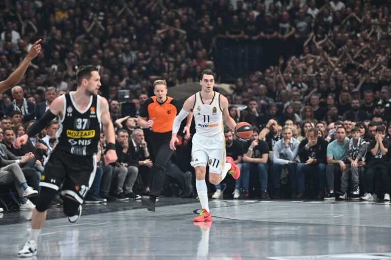 Partizan poražen od Reala: Samoubistvo crno-belih u Areni za 120 sekundi
