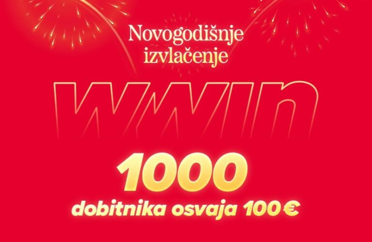 WWIN Novogodišnje izvlačenje: 100.000€ za 1.000 igrača!