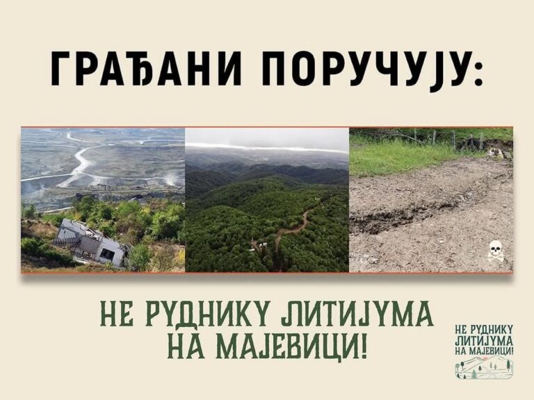 Lopare: Od danas počinje potpisivanje inicijative protiv rudarenja litijuma na Majevici