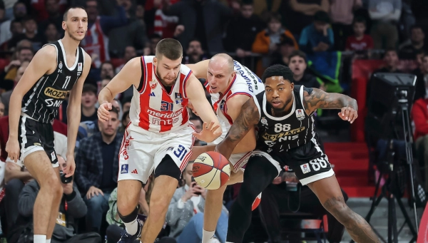 Nadrealna drama: Zvezda pobjedila nakon serije grešaka Partizana