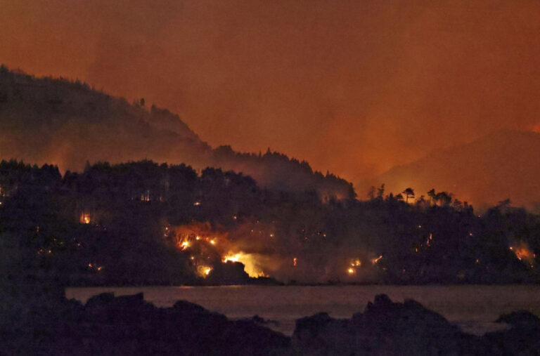 Bukti požar u Japanu: Hitna evakuacija: 84 kuće uništene