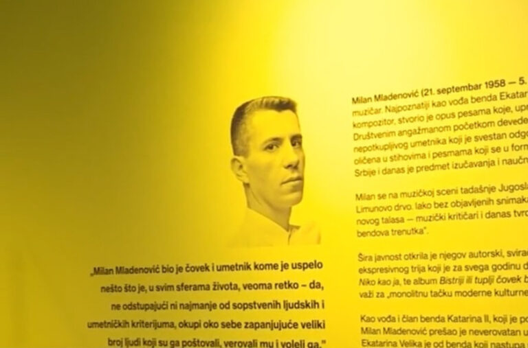 Mural u čast muzičaru Milanu Mladenoviću osvanuo u Sarajevu