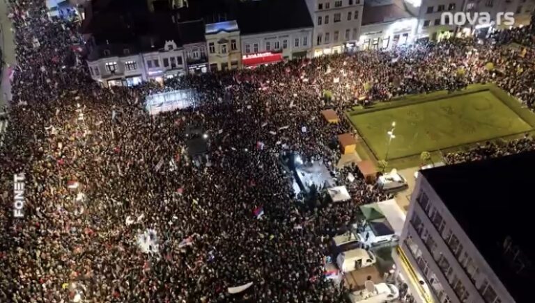 „Studentski edikt“ i nepregledne kolone na niškim ulicama: Vučić u „glavu“ prebrojava okupljene na četiri lokacije