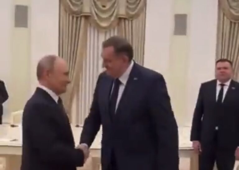 Sastali se Dodik i Putin: „Rusija će se zalagati za prestanak rada lažnog visokog predstavnika“