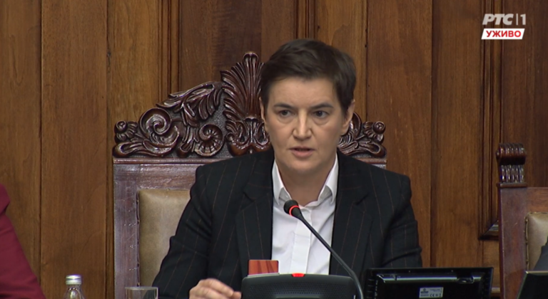 „Ne date ministarstvo i opa-la na drugu stranu“: Brnabić o govoru Albijanića