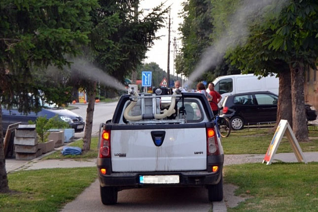 Zaprašivanje komaraca 17.maja na tri lokacije
