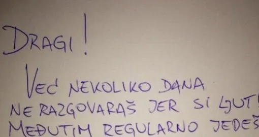 „Dragi, ne pričaš sa mnom? Pričaj s kuvarom!“