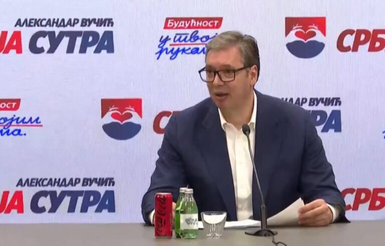 Vučić se obraća: Izbori održani u uslovima linča, prijetnji i ucjena, pobjedili smo u Zaječaru i Kosjeriću