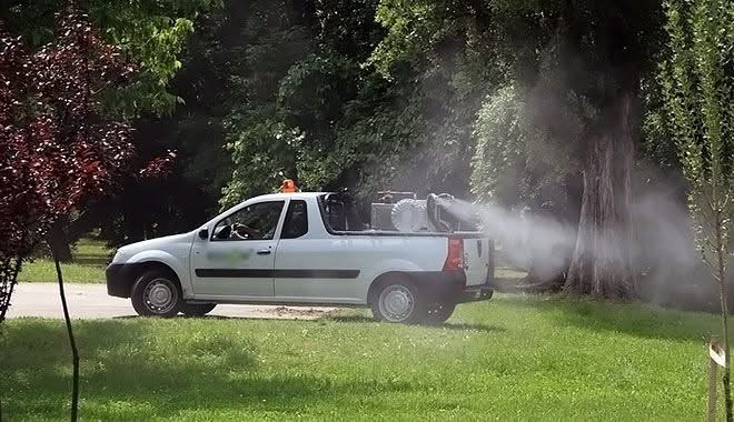 Zaprašivanje komaraca 14. juna u Batru, Glavičicama i Johovcu