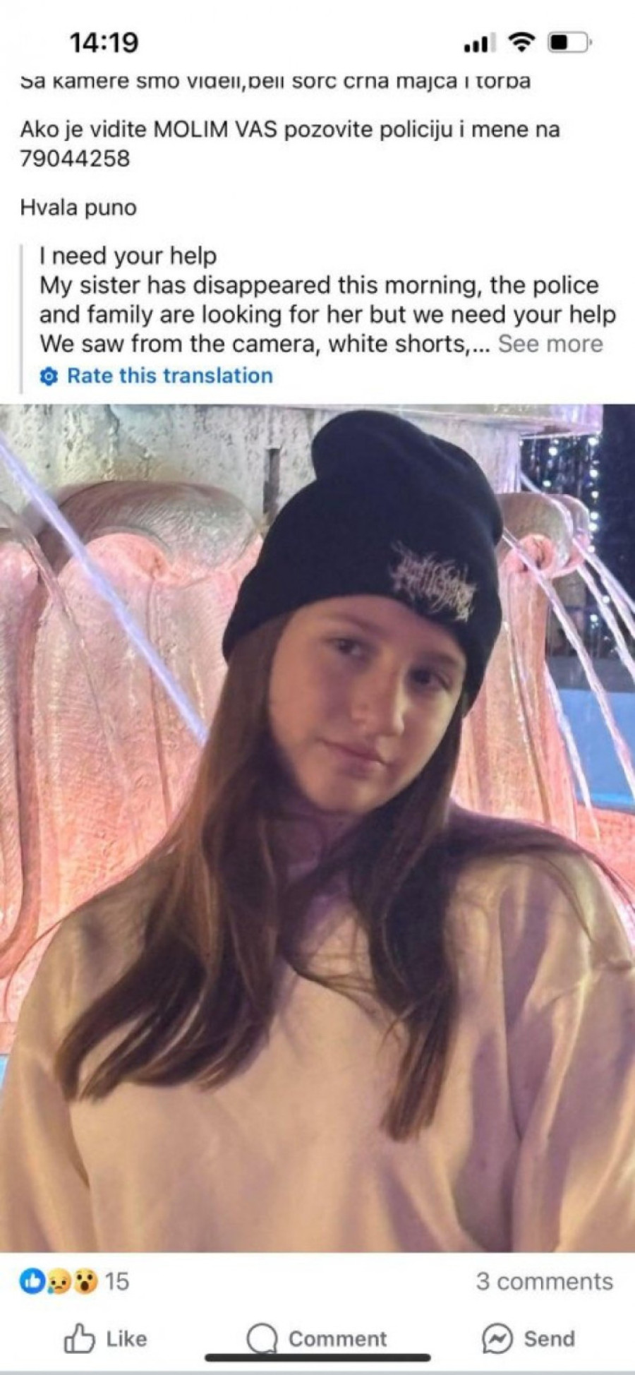 Devojčica iz Srbije nestala na Malti: U toku opsežna potraga FOTO