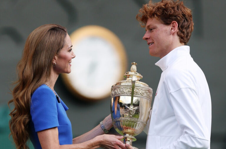 Princeza od Velsa uručila pehar pobijedniku Vimbldona: Ovako su je pozdravili teniseri FOTO