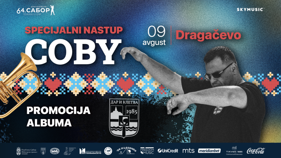 Cobi najavio mega koncert u Guči: Premijera novog albuma Dar i kletva ekskluzivno na festivalu trube