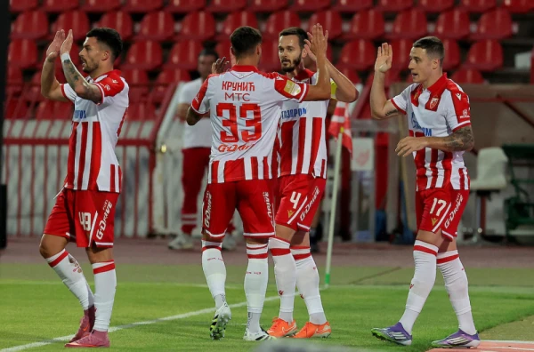 Zvezda ponizila OFK Beograd: Sedam lopti u mreži gostiju sa Karaburme