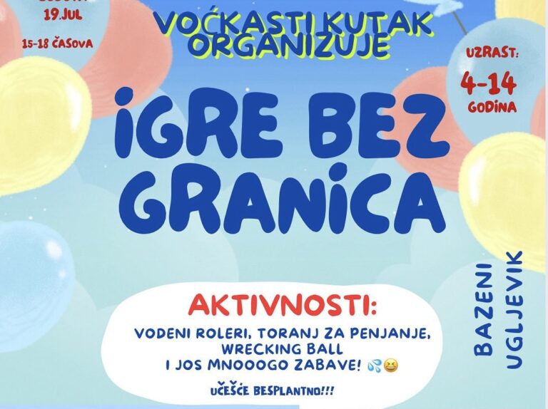 IGRE BEZ GRANICA: U subotu na ugljevičkim bazenima