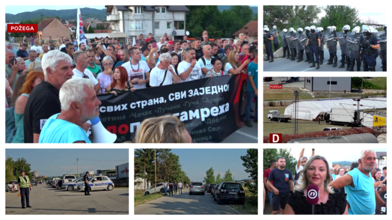 Informerovo „narodno veselje“ u Požegi čuvali SAJ, Kobre, BIA