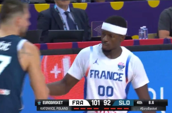 Francuska savladala Sloveniju: Haos u posljednjoj sekundi