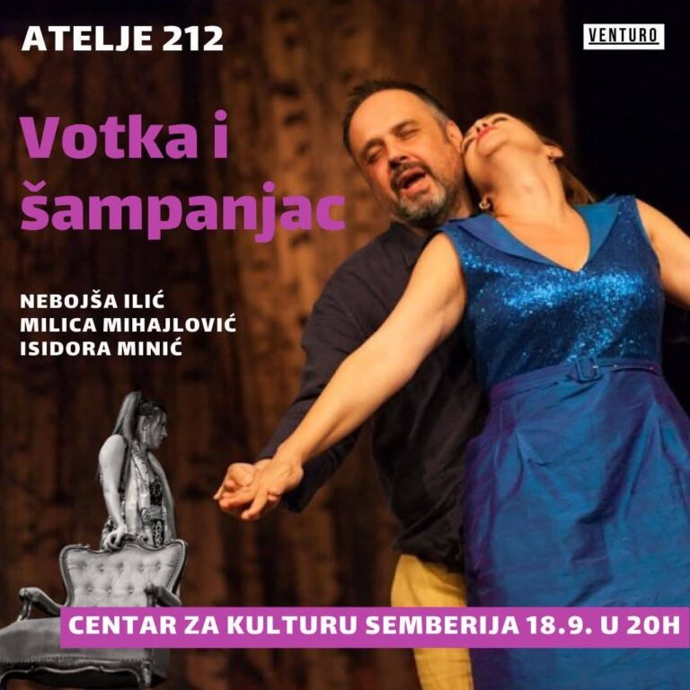Predstava „Votka i šampanjac“ premijerno u Centru za kulturu „Semberija“