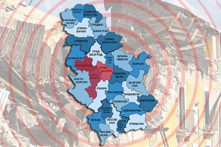 Tri zemljotresa u Srbiji za sat i po – svi na istom području