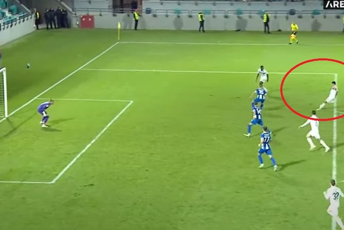 Pogledajte gol kojim je Partizan došao do prednosti protiv OFK Beograda: Prelijep pogodak Dragojevića! VIDEO