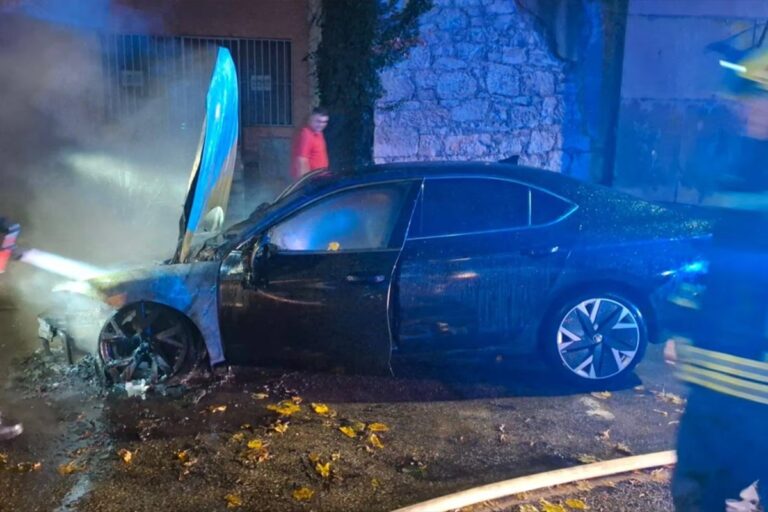 Zapaljeno vozilo Marija Kordića gradonačelnika Mostara