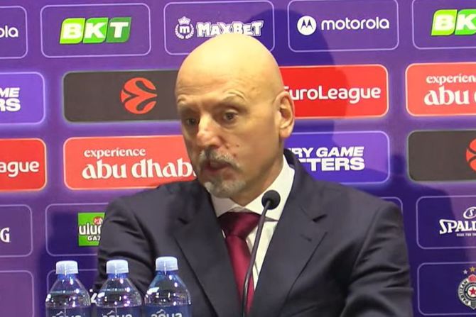 Saša Obradović upitao da li je tragedija što je Zvezda izgubila od Partizana u Evroligi: „Zašto je najteži…“