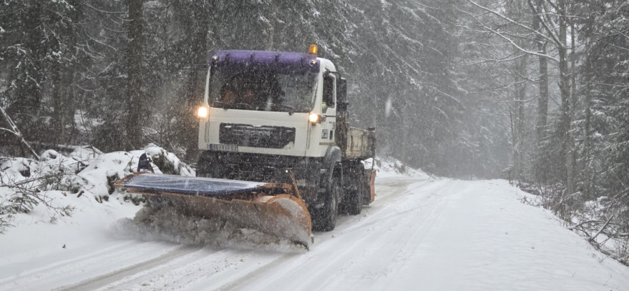 Sneg napravio haos: Zabrana saobraćaja za šlepere preko Zlatibora i Tare, na terenu 14 kamiona FOTO
