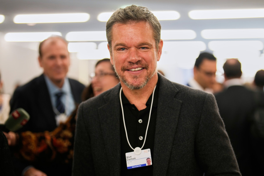 Met Dejmon u Davosu: Evo šta holivudska zvezda tamo radi FOTO