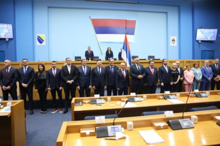 Republika Srpska dobila novu Vladu: Pet novih ministara u odnosu na prethodni saziv
