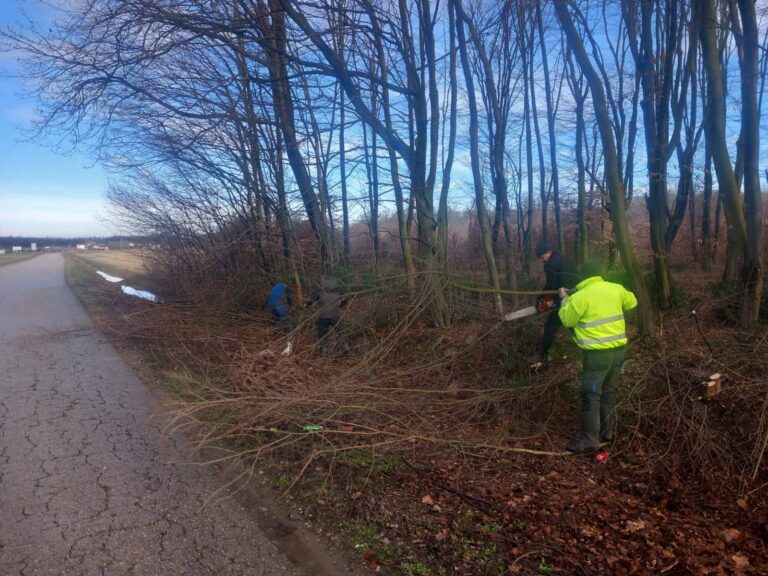 Koretaši složno u akciji uređenja sela