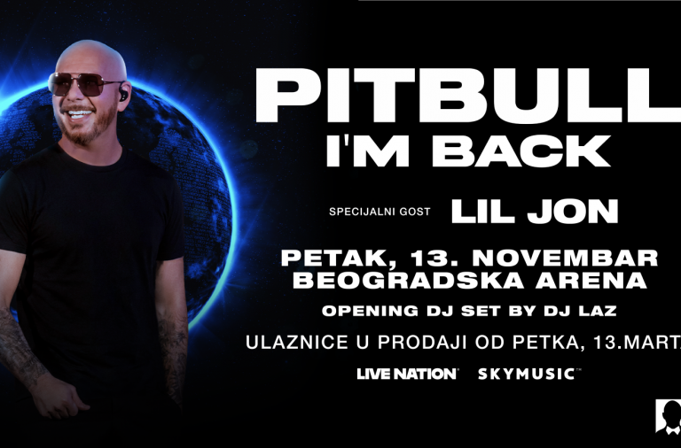 Pitbull stiže u Beograd: Mr Worldwide proširio turneju, 13. novembra natupa u Beogradskoj areni