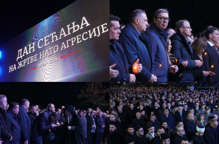Dan sjećanja na žrtve NATO agresije obilježen u Vranju; Prisustvovalo više od 10.000 ljudi