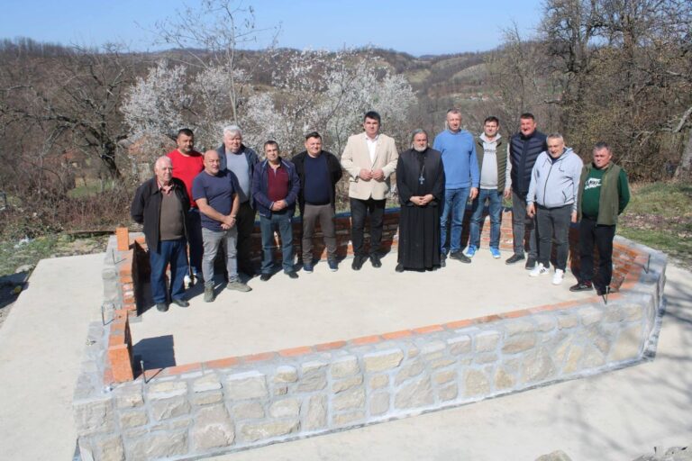 Nastavljena gradnja hrama u zaseoku Popovići u Gornjem Priboju