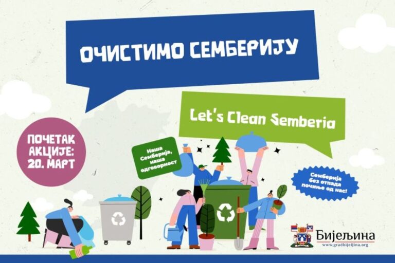 Grad Bijeljina: Sutra počinje veliko čišćenje Semberije