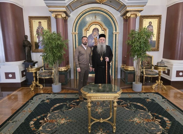 Mitropolit Fotije primio Slavenka Ristića